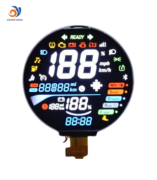 Pantalla LCD TFT redonda