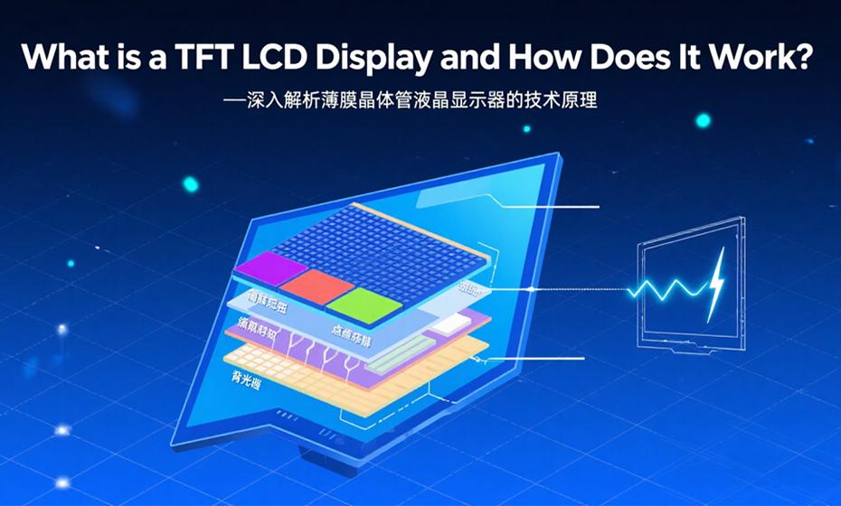 ¿Qué es una pantalla LCD TFT y cómo funciona?