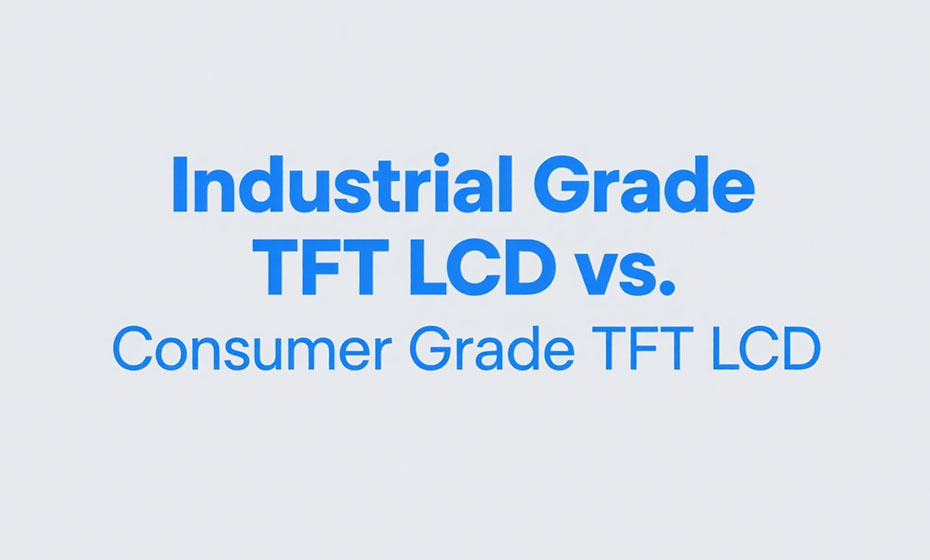 LCD TFT de grado industrial vs. LCD TFT de grado de consumo
