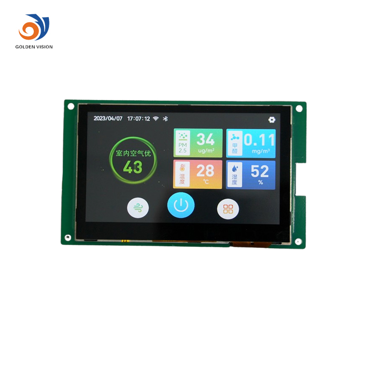 Air purifier LCD display