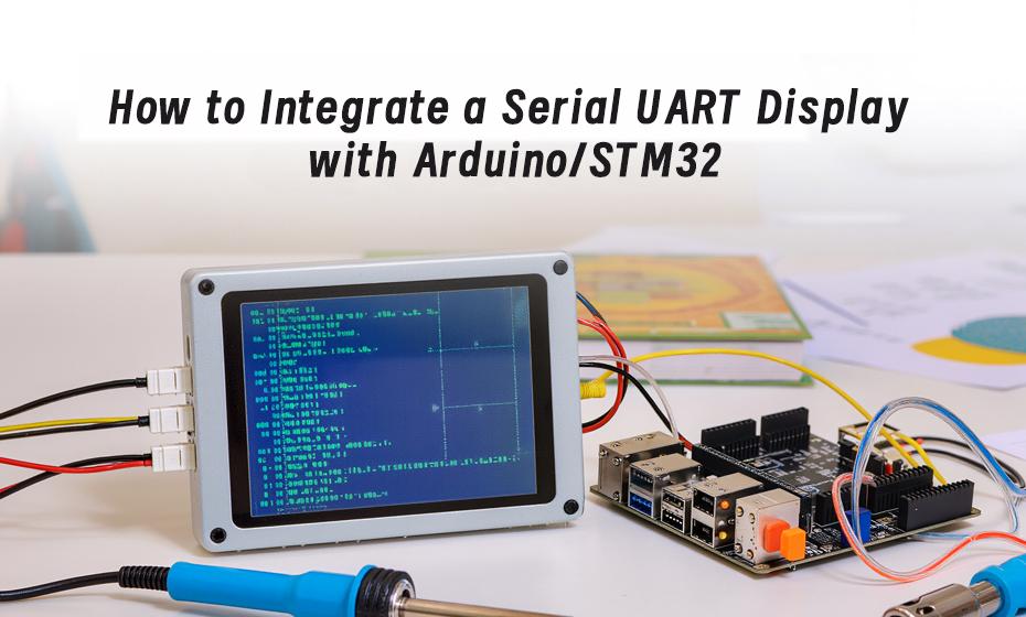 Cómo integrar una pantalla UART serial con Arduino/STM32