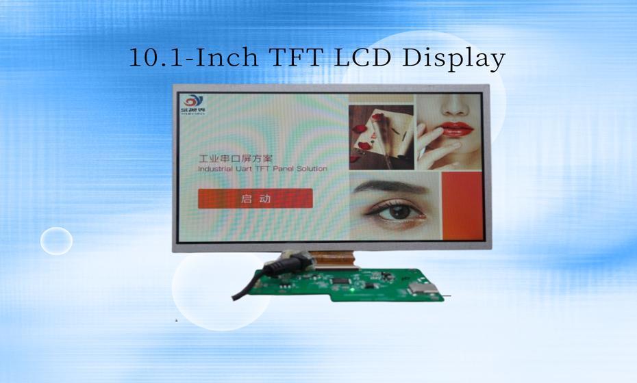 Pantalla LCD TFT de 10,1 pulgadas: Solución de visualización de alto brillo y ángulo de visión completo